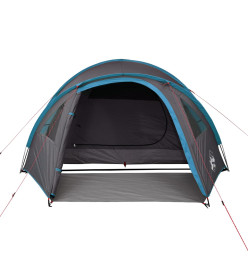 Tente de camping 4 personnes bleu 300x250x132 cm taffetas 185T