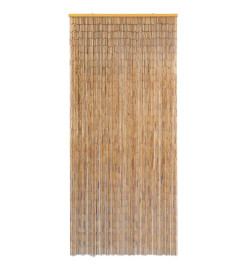 Rideau de porte contre insectes Bambou 90 x 220 cm