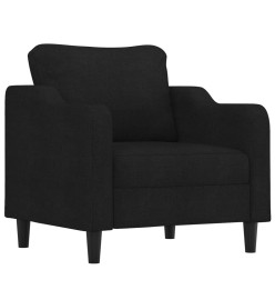 Fauteuil Noir 60 cm Tissu