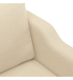 Fauteuil Crème 60 cm Tissu