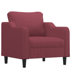 Fauteuil Rouge bordeaux 60 cm Tissu