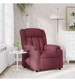 Fauteuil inclinable Rouge bordeaux Tissu