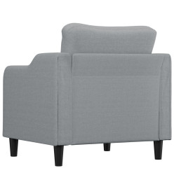 Fauteuil Gris clair 60 cm Tissu