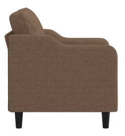 Fauteuil Marron 60 cm Tissu