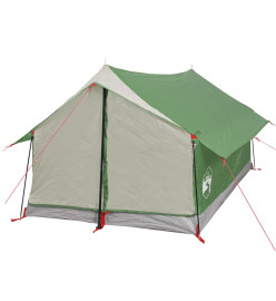 Tente de camping 2 personnes vert 193x122x96 cm taffetas 185T