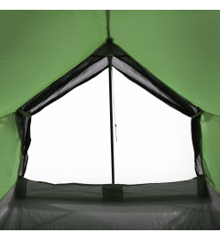 Tente de camping 2 personnes vert 193x122x96 cm taffetas 185T