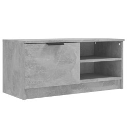 Meubles TV 2 pcs Gris béton 80x35x36,5 cm Bois d'ingénierie