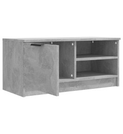 Meubles TV 2 pcs Gris béton 80x35x36,5 cm Bois d'ingénierie