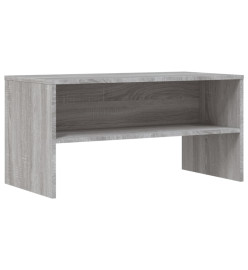 Meuble TV sonoma gris 80x40x40 cm bois d'ingénierie