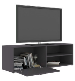 Meuble TV Gris 120x34x37 cm Aggloméré