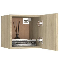 Meubles TV muraux 4 pcs Chêne sonoma 30,5x30x30 cm