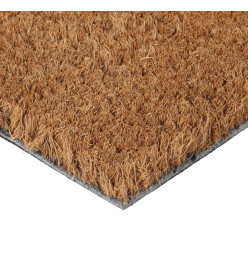 Tapis de porte naturel 45x75 cm fibre de coco touffeté