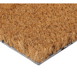 Tapis de porte naturel 40x60 cm fibre de coco touffeté