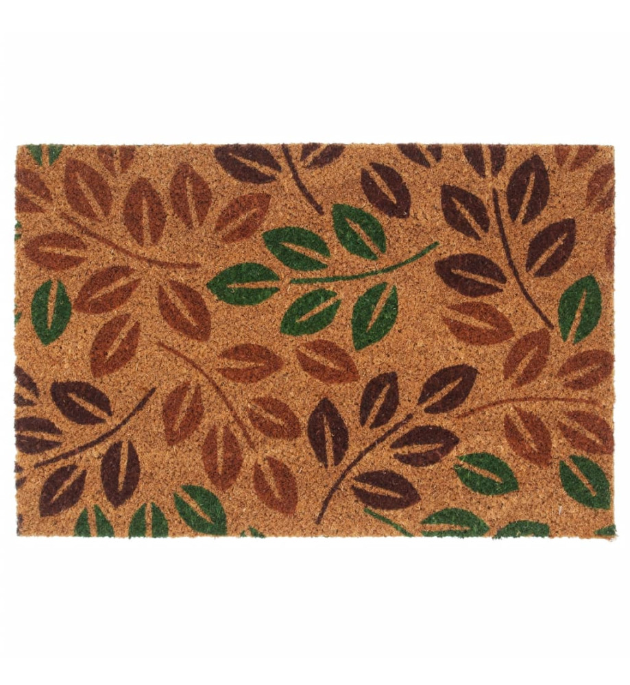 Tapis de porte naturel 40x60 cm fibre de coco touffeté