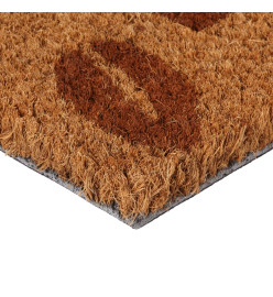 Tapis de porte naturel 40x60 cm fibre de coco touffeté