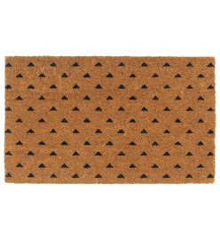 Tapis de porte naturel 45x75 cm fibre de coco touffeté