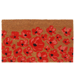 Tapis de porte naturel 45x75 cm fibre de coco touffeté