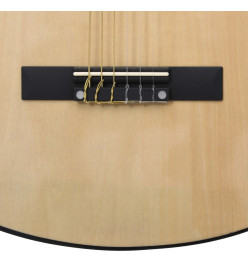 Guitare classique pour débutants 4/4 39" Tilleul