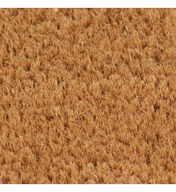 Tapis de porte naturel 60x90 cm fibre de coco touffeté