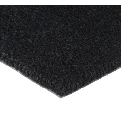 Tapis de porte noir 90x150 cm fibre de coco touffeté