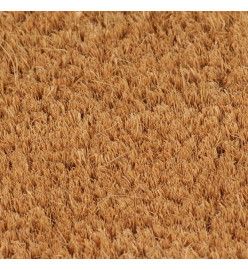 Tapis de porte naturel 90x150 cm fibre de coco touffeté