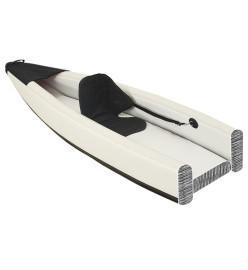 Kayak gonflable noir 424x81x31 cm polyester