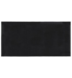 Tapis de porte gris foncé 100x200 cm fibre de coco touffeté