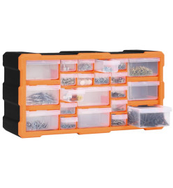 Organisateur multi-tiroirs avec 22 tiroirs 49x16x25,5 cm