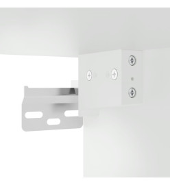 Armoire murale avec portes en verre blanc 68x37x68,5 cm
