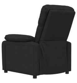 Fauteuil inclinable Noir Tissu