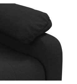 Fauteuil inclinable Noir Tissu