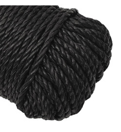 Corde de travail noir 3 mm 50 m polypropylène