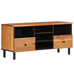 Meuble TV 100x33x46 cm bois d'acacia solide