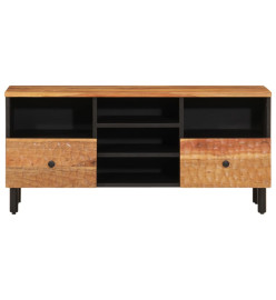 Meuble TV 100x33x46 cm bois d'acacia solide