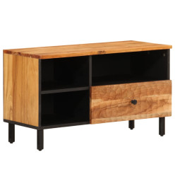 Meuble TV 80x33x46 cm bois d'acacia massif