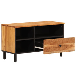 Meuble TV 80x33x46 cm bois d'acacia massif