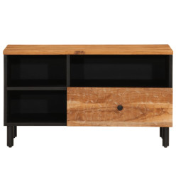 Meuble TV 80x33x46 cm bois d'acacia massif