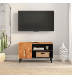 Meuble TV 80x33x46 cm bois d'acacia massif