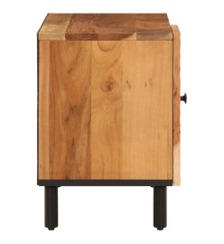 Meuble TV 80x33x46 cm bois d'acacia massif