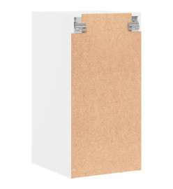 Armoire murale avec portes en verre blanc 35x37x68,5 cm