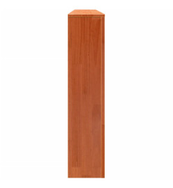 Cache-radiateur cire marron 79,5x19x84 cm bois massif de pin