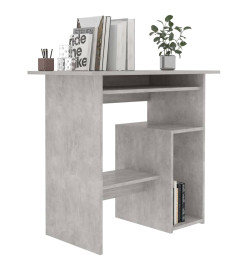 Bureau Gris béton 80 x 45 x 74 cm Aggloméré