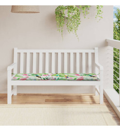 Coussin de banc de jardin multicolore 150x50x3 cm tissu oxford