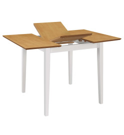 Mobilier de salle à manger 3 pcs MDF Blanc