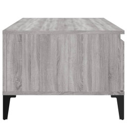 Table basse Sonoma gris 90x50x36,5 cm Bois d'ingénierie