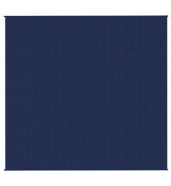 Couverture lestée Bleu 220x235 cm 11 kg Tissu