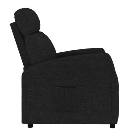 Fauteuil inclinable Noir Tissu