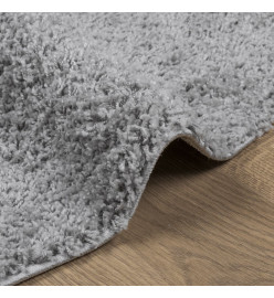 Tapis shaggy à poils longs moderne gris Ø 280 cm