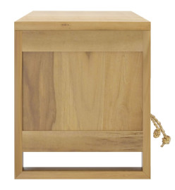 Meuble TV 110x30x35 cm Bois de teck solide