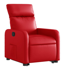 Fauteuil inclinable Rouge Similicuir